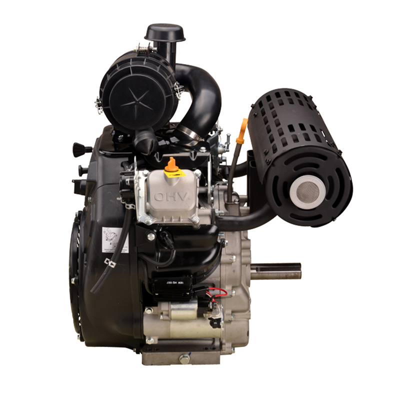 Motor de gasolina con filtro de aire de perfil bajo y cilindro gemelo en V de 35 CV con certificado CE EPA EURO-V