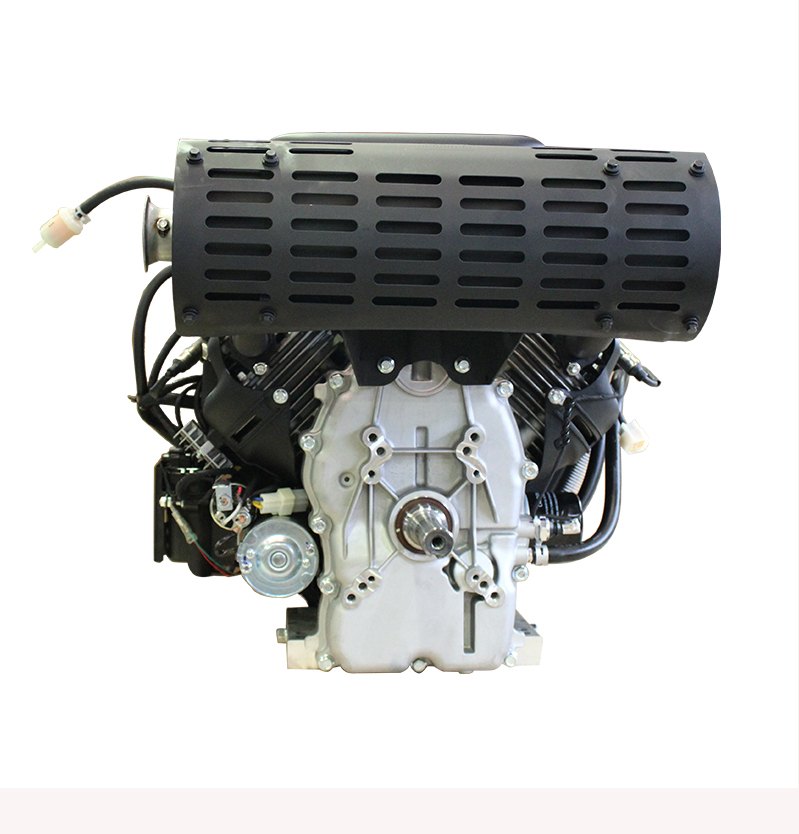 Motor de gasolina de dos cilindros, 999 cc, 35 CV, con filtro de aire de perfil bajo y certificado CE EPA EURO-V