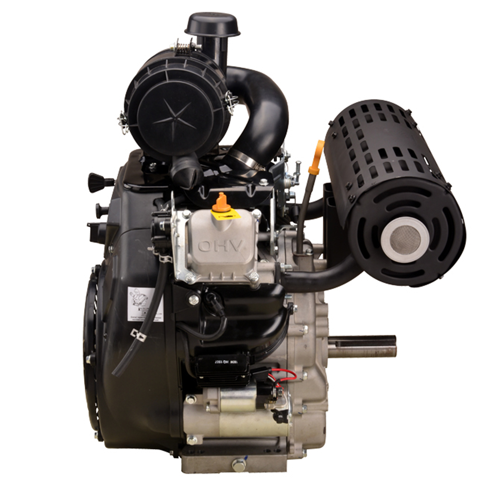 Motor de gasolina de eje horizontal doble refrigerado por aire 35HP 999CC V con EPA/EURO-V 